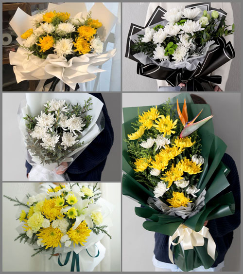 陕西渭南市潼关县秦东镇白事花束代送